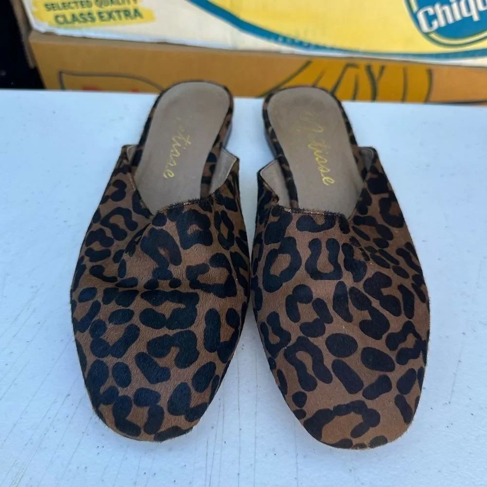 Matisse Leopard Print Women's Mules